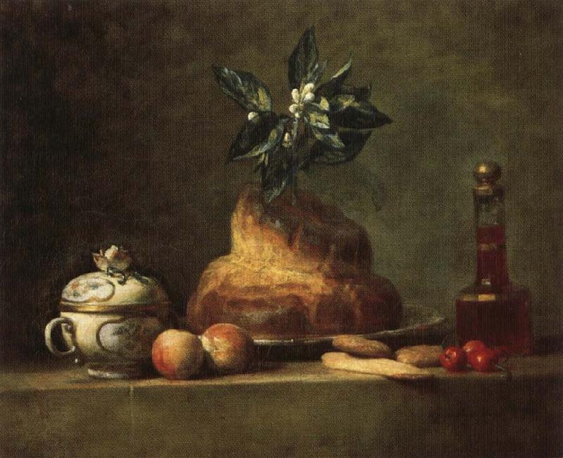 jean-Baptiste-Simeon Chardin The Brioche China oil painting art